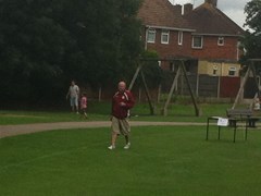2nd team skipper mans the Steve Bickle Golf Challenge